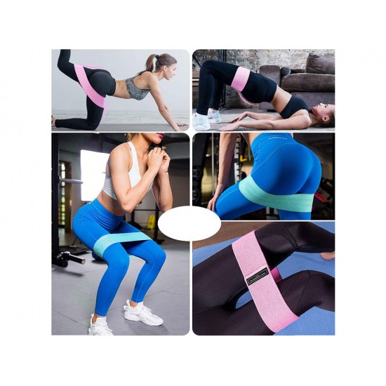 3 delni set elastičnih trakov IBEST  za vadbo Exercise PRO