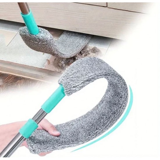 Večfunkcijska metla Dust Pro Active – ergonomska metla z mikrofliz ščetinami za učinkovito odstranjevanje prahu iz kotov in tal