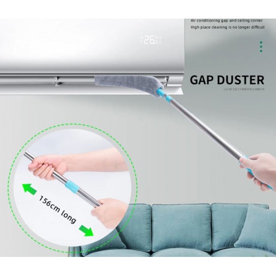 Večfunkcijska metla Dust Pro Active – ergonomska metla z mikrofliz ščetinami za učinkovito odstranjevanje prahu iz kotov in tal