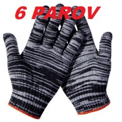 Delavske rokavice 6 parov MAKEMORE™