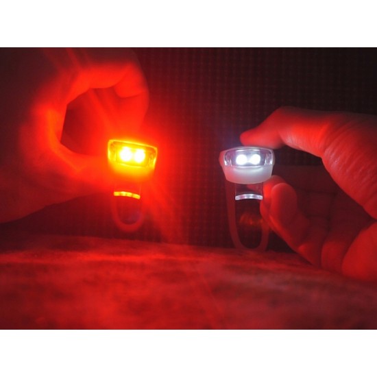 LED luči za kolo spredaj in zadaj iz silikona