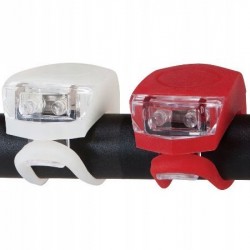 Led svjetlo za bicikl prednje stražnje 2 komada silikon