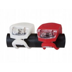Led luč za kolo spredaj zadaj 2 kosa silikon