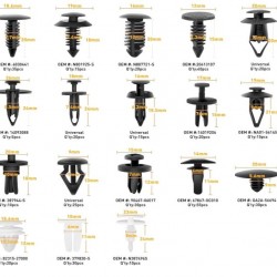 Minicijene Stege za pričvršćivanje automobila, set od 415 dijelova + odvijač