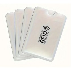 4 x RFID zaščitni aluminijasti etui za kartice