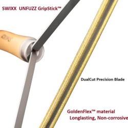 SWIXX  UNFUZZ GripStick™  Uklanjač mucica s DualCut GoldenFlex oštricama