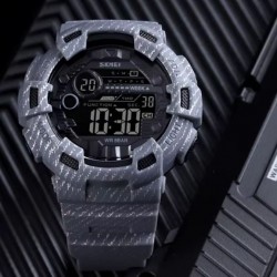 Skmei MUDxtreme 12s43 Shock kamuflažna SIVA